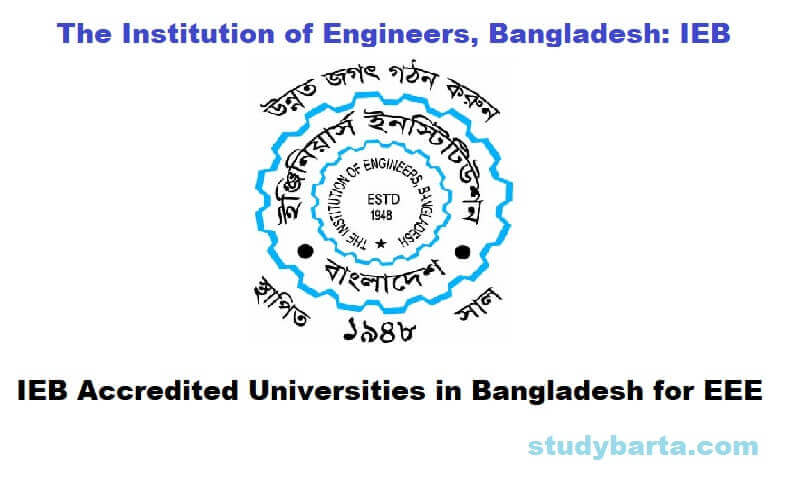 IEB Accredited Universities in Bangladesh for EEE